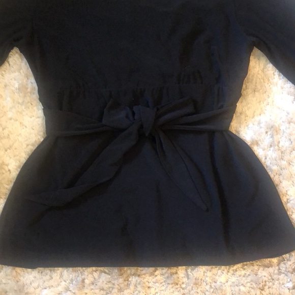 Black Japanese Weekend Maternity top - Picture 7 of 8